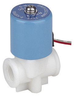 High Performance Blue RO Solenoid Valve 1/8 ＂DN2.5MM 24VDC NPT Thread