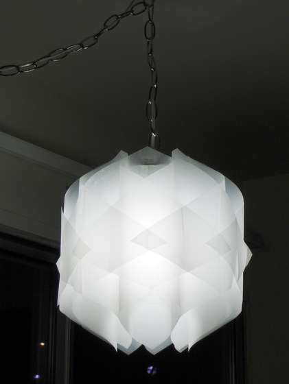PVC Lotus Polypropylene Lampshade D400MM White Or Customized