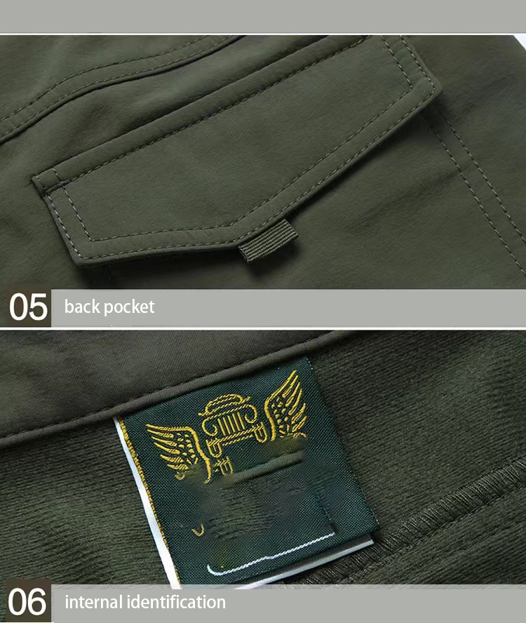 Camouflage Style Outdoor Woodland Combat Pants Overalls for Sports Tactics Customization