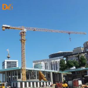 China Second Hand XCMG Flat Head Tower Crane 6013 Used Yellow Tower Crane on sale