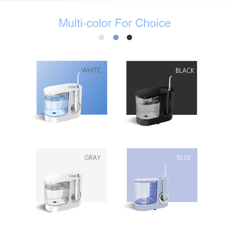 Household Type 1000ML Oral Water Irrigators IPX5 Waterproof