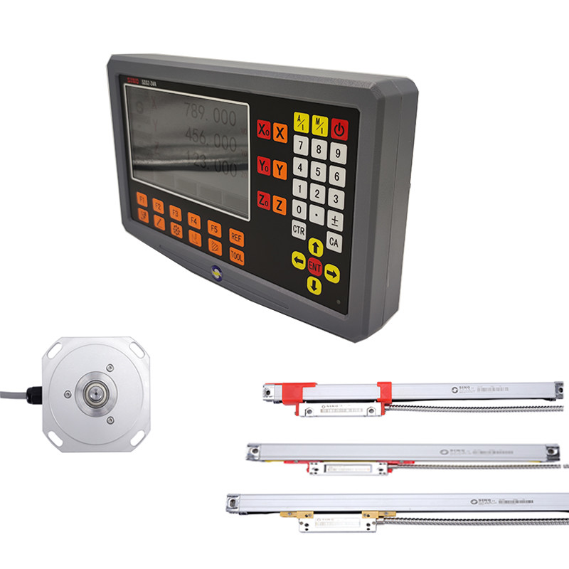 3 Axis DRO Digital Readout SINO SDS2-3VA DRO With Linear Scale Encoder For Lathe mill machine