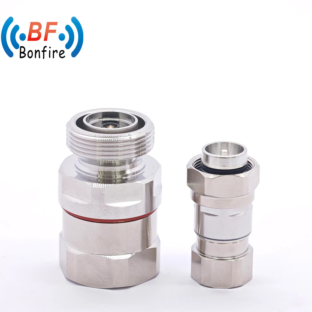 DIN-Male Connector for 1/2 Inch Flexible Feeder Cable