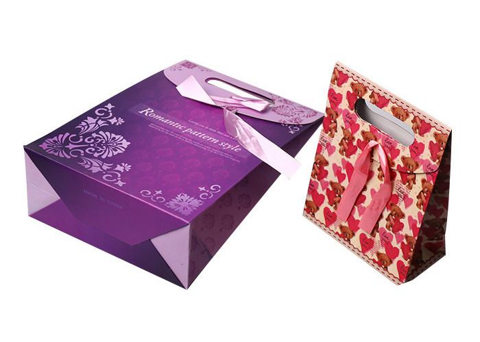 Kraft Paper Electronic Packaging Box , Gift Packaging Bags For Wine Bottle