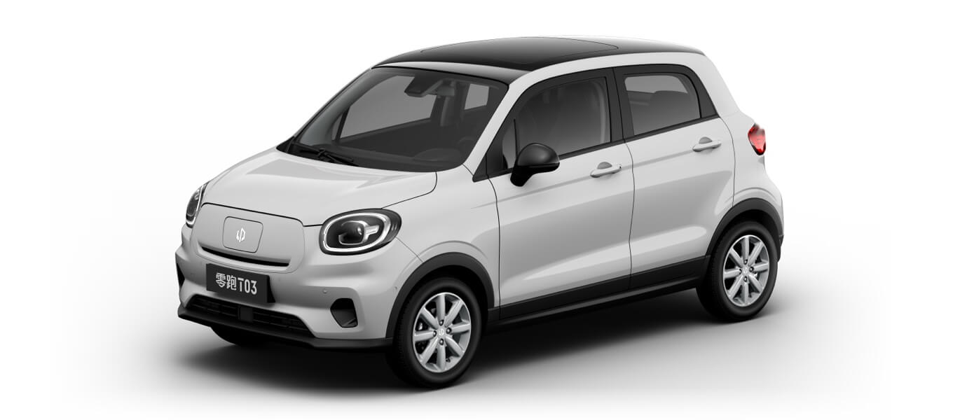 5 Doors 4 Seater Mini EV Cars White Color Reliable Battery Quality