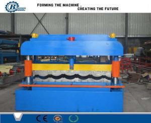 Buy cheap 5.5KW Metal Steel Roof Tile Roll Forming Machine / Roof Tiles Making Machine For House Use product