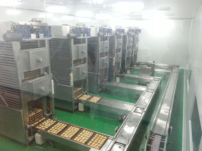 220V 500KG/H Mooncake Automatic Cake Production Line