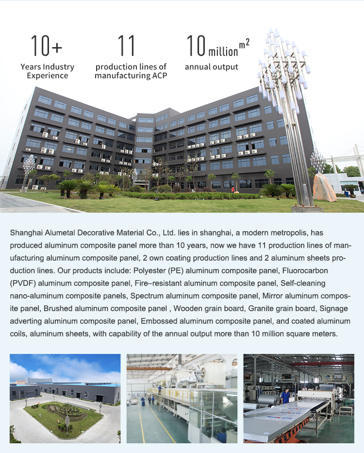4mm PVDF Coated 3003 Alloy Aluminium Sheet Wall Cladding Composite Board Antibacterial ISO9001