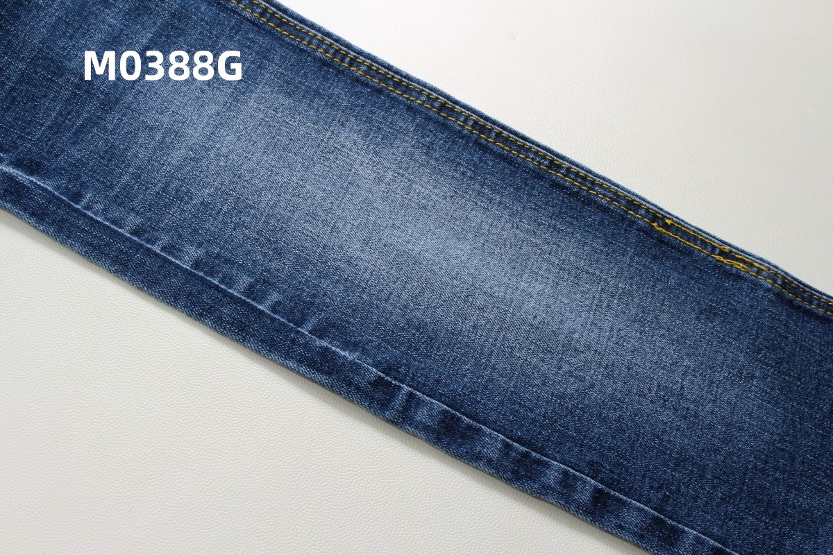 11.5 Oz Dark Blue And Crosshatch Slub Woven Denim Jeans Fabric Normal Finishing
