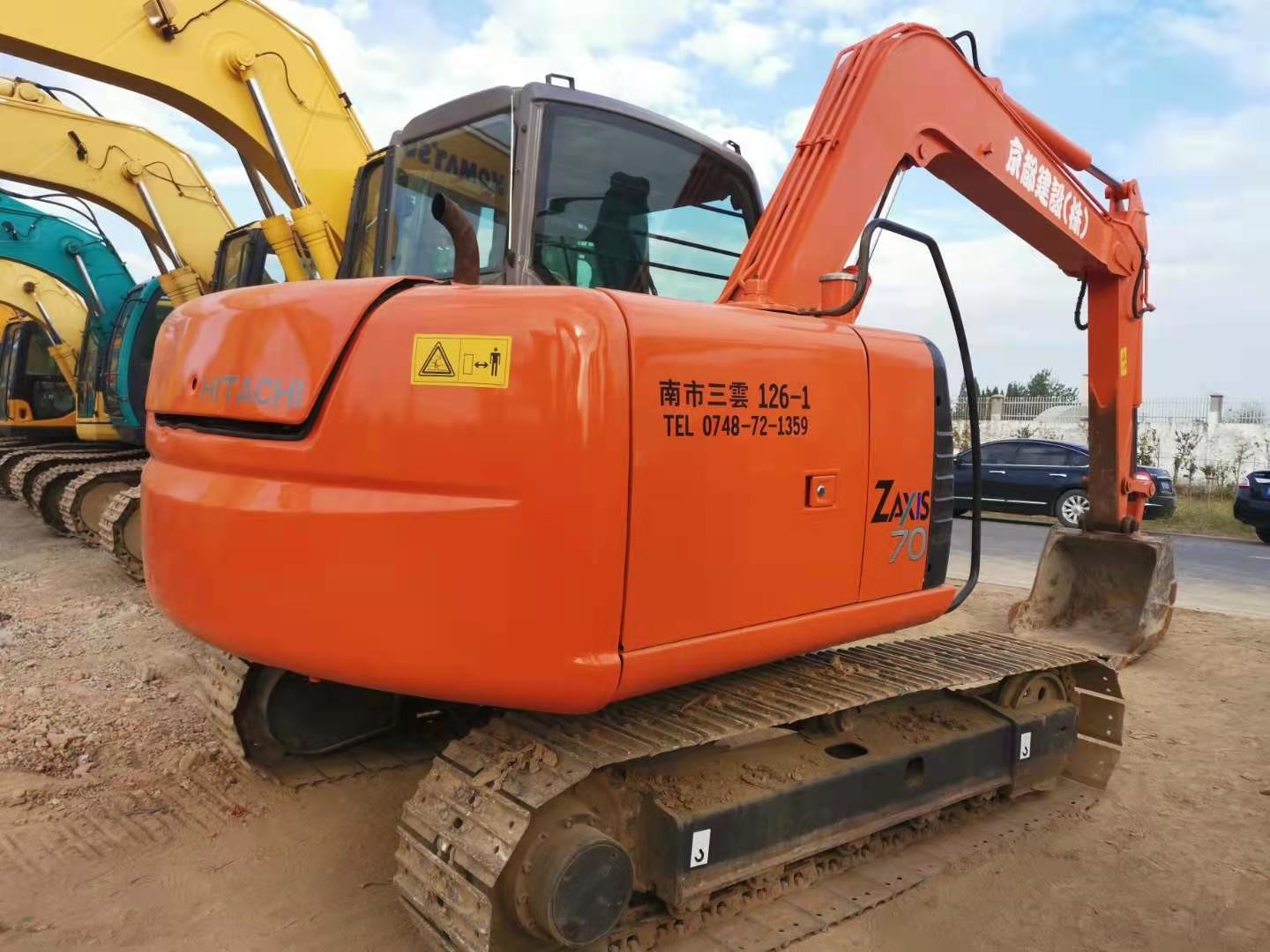 Environment Protection 7T ZX70 Used Hitachi Excavator