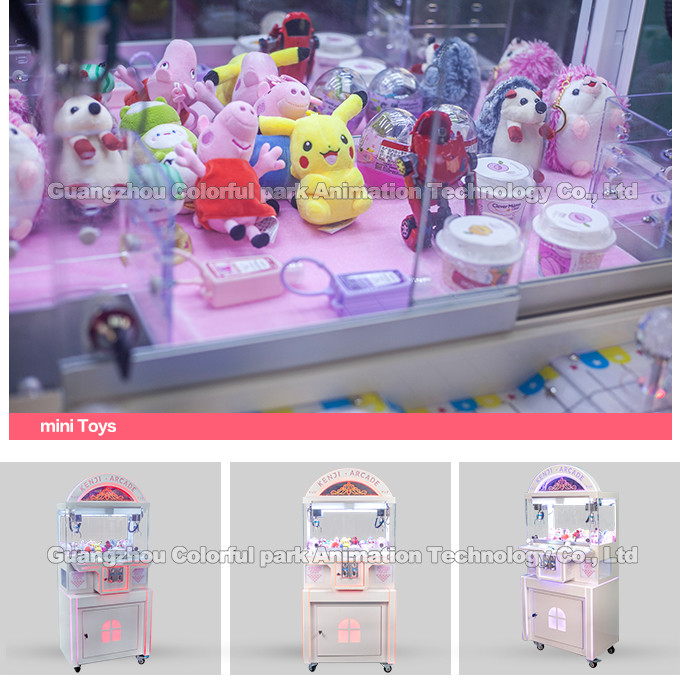Dinosaur Toy Claw Crane Machine voltage adjustable With PMMA board