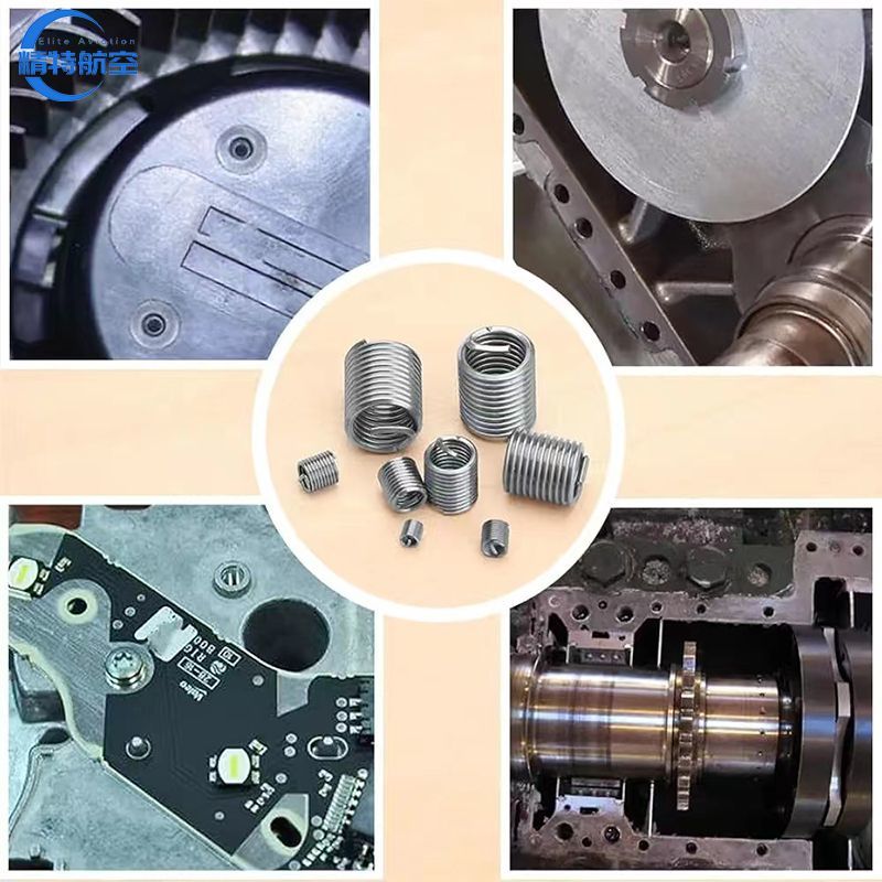 M6 Premium Quality Tangless Stainless Steel Wire Thread Inserts Fasteners