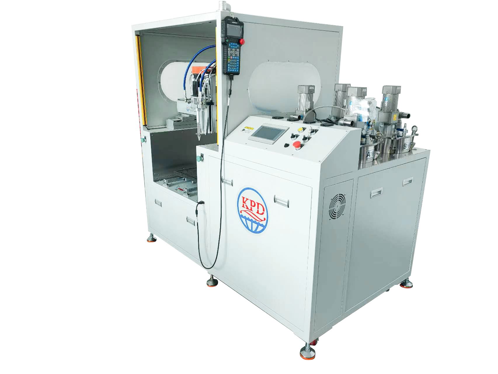AB Glue Potting Machine for Solar Modules Junction Boxes IGBTs and More