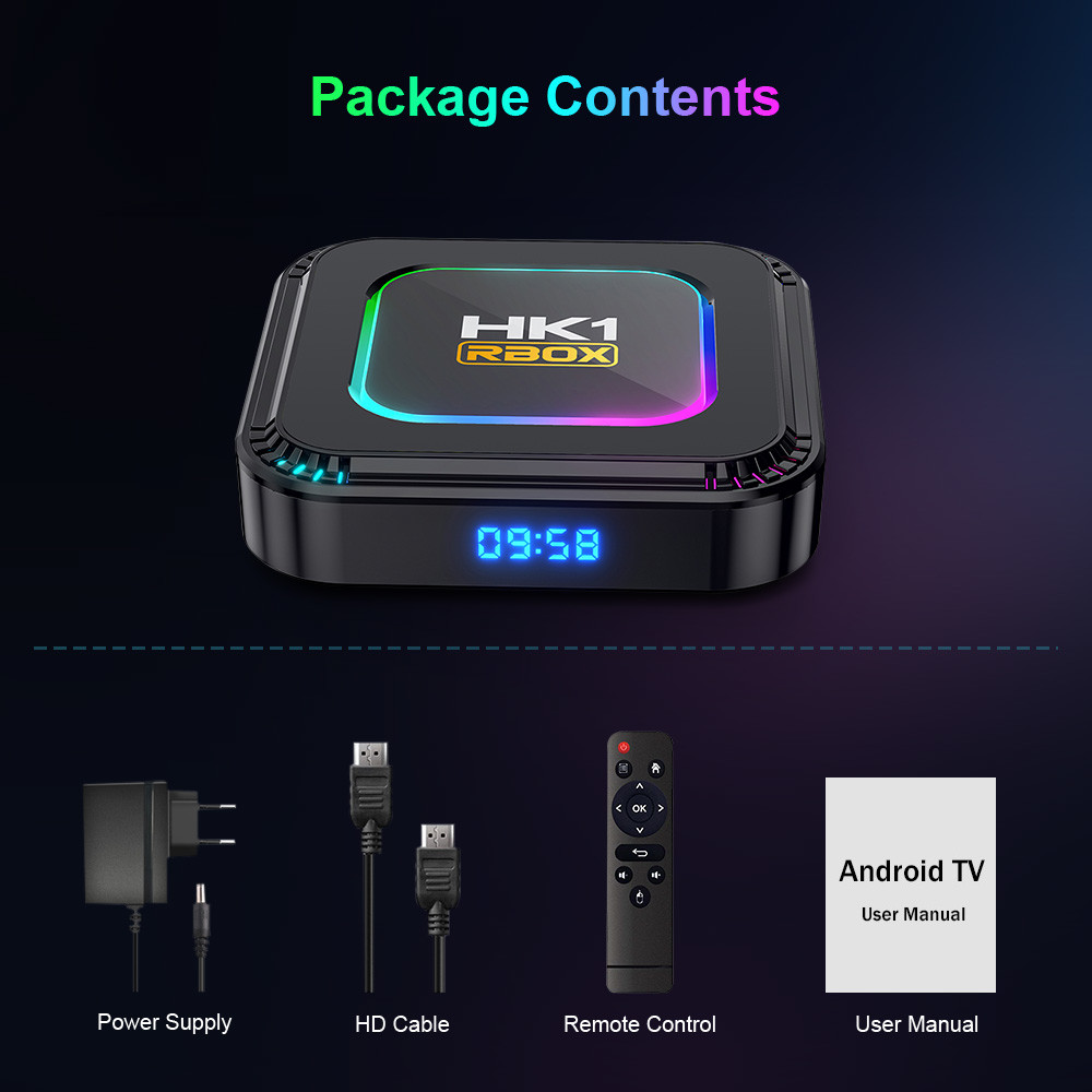 Customize DIY IPTV Box Wifi Quad Core 16GB TV Box Android 13.0