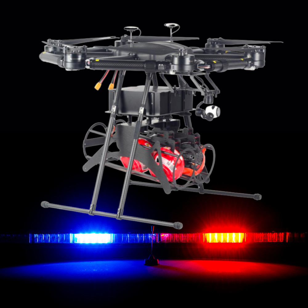 Multi Rotor 10km Long Range Drone With Camera Large Battery Capacity Android Control System HXR60