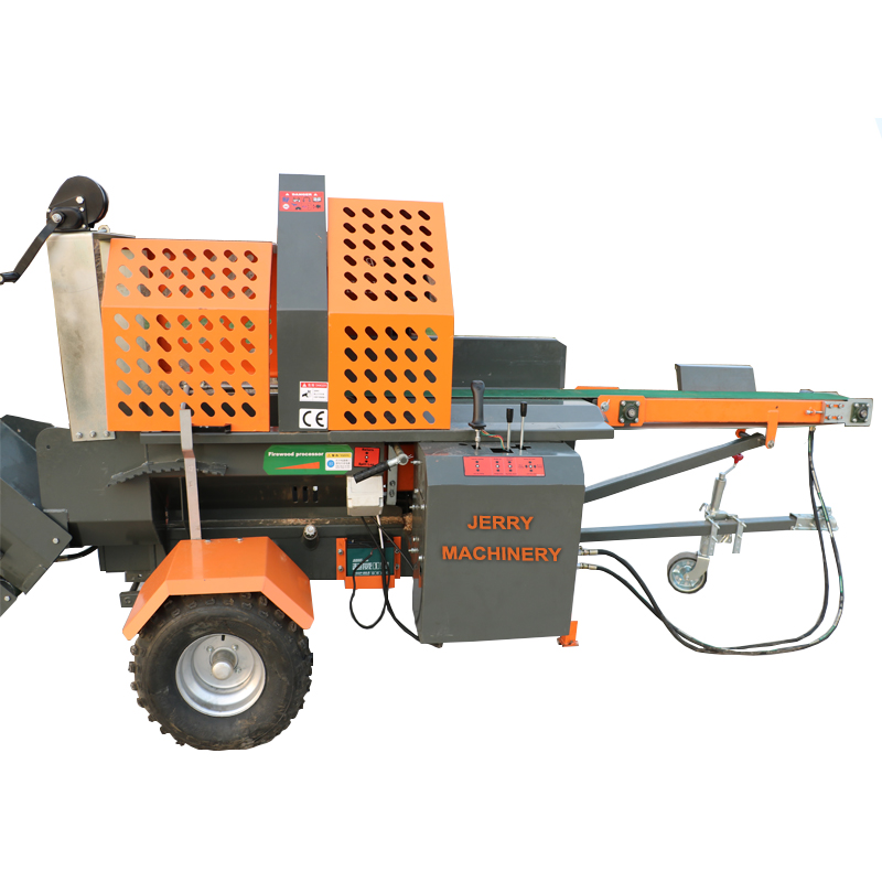JieRui Forestry Machinery Skid Steer Log Splitter Firewood Processor for Woodworking
