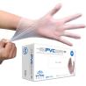 Buy cheap Hand Plastic Disposable Protective Gloves Vinyl Cleanroom Food Hospital Grade from wholesalers