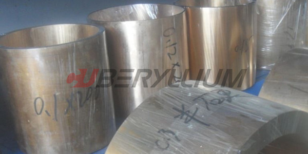 Astm B194 C17200 Beryllium Copper Strip Sheet Cube2 Alloy 25 For Emi Spring 0.3mmx200mm