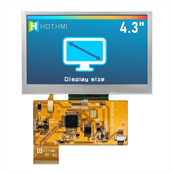 4.3 Inch Smart Serial 800x480 UART TFT Display Screen Sunlight Readable