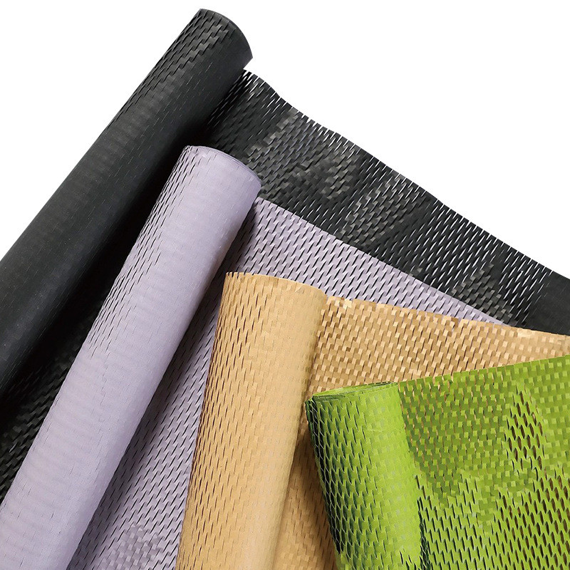 Custom Honeycomb Protection Paper Collision Buffer Kraft Paper For Packing