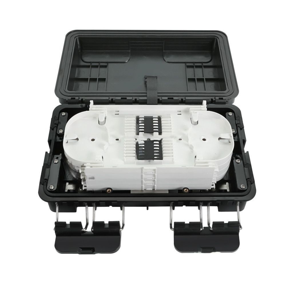 ABS Fiber Optic Splice Closure 2In 2Out Horizontal Cable Joint Enclosure