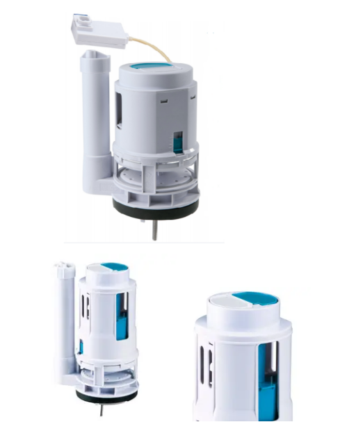 Onsite Installation 3 Inch White Toilet Flush Valve Tank Fitting Easy Maintenance
