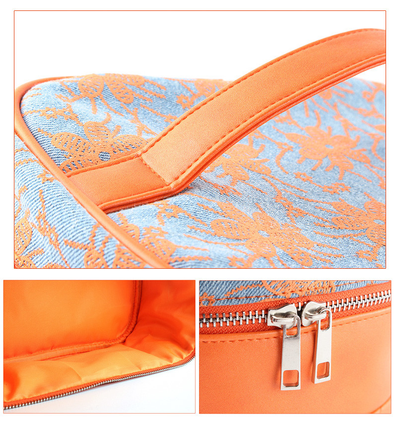 Wash Large Women PU 3 Pieces Travel Cosmetic Bag Set