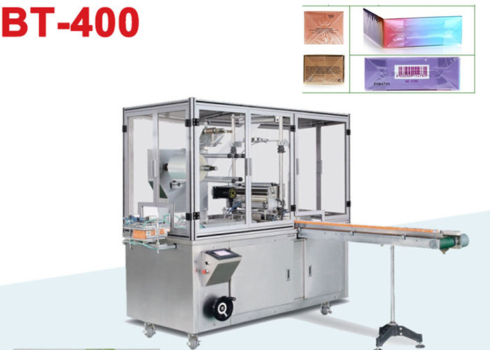 Single Box Or Boxes Cellophane Overwrapping Machine For Cosmetics