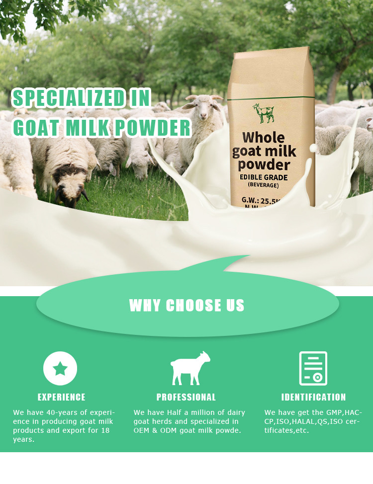 Bulk Dry Organic Goat Milk Powder For Adults 25kg Good Health