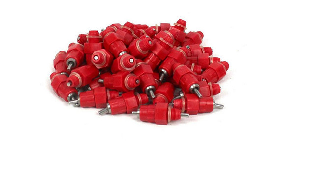Stainless Steel Ball 360 Degree Horizontal Chicken Nipple Birds 9mm