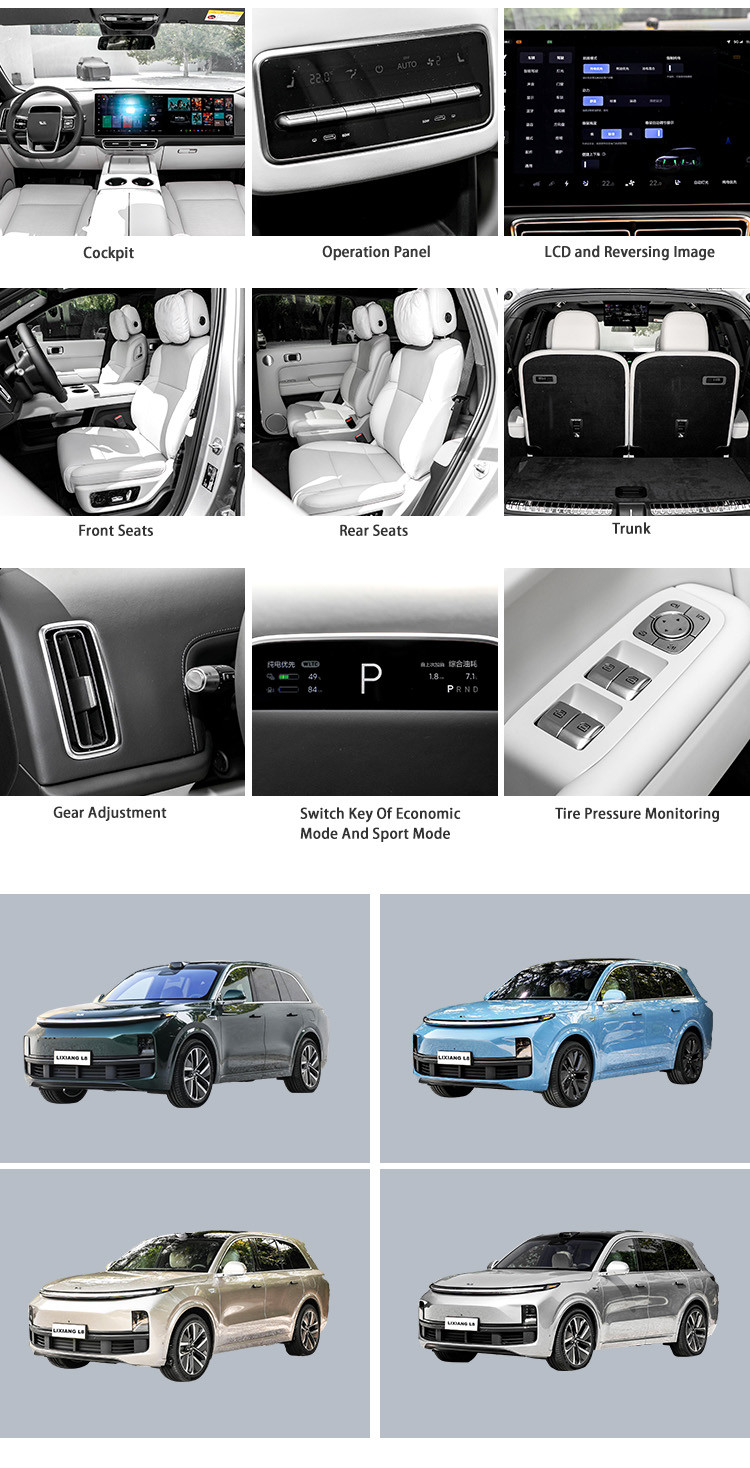 Long Rang Lixiang L8 Pro Hybrid Electric SUV Cars New Energy Vehicle