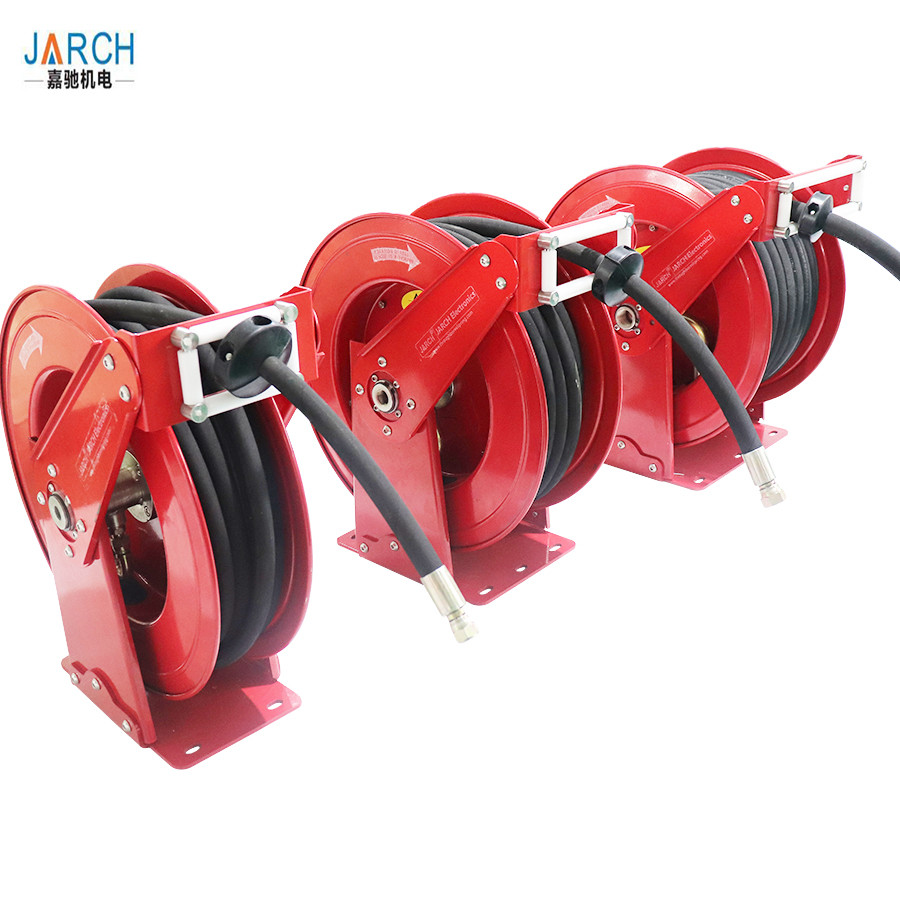 Auto - Rewind Extension Cable Reel Spring Drive For Electric Flat Car / Crane / Forklift hose reel