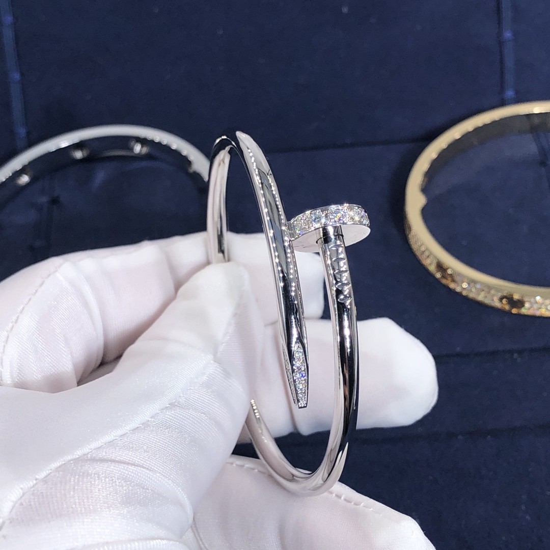 Elegant Car Tier 18k GoldJuste Un Clou Bracelet Natural Diamonds Real Gold Real Diamonds