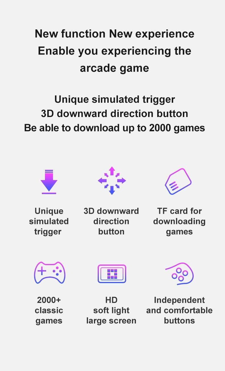 2021 Gift TV video 5 Emulator Sup Console Game Controller Joystick Portable Video Game Console Portable Video Handheld Box
