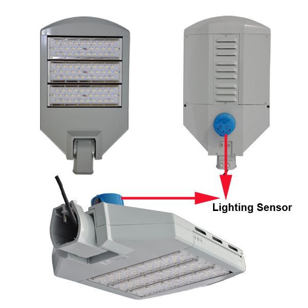 2700 - 6500K LED Road Lamp Good Heat Dissipation With Daylight Detect Sensor