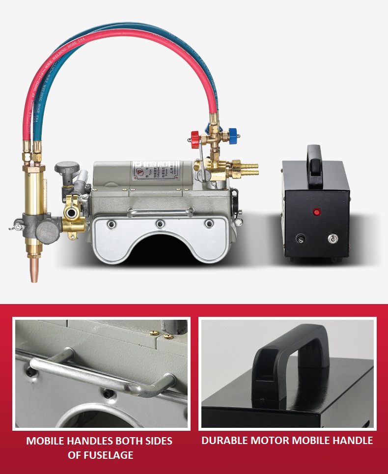 AC 220V Magnetic Type Pipeline Cutter Cutting Equipment for Flame Cutting Plasma Pipe