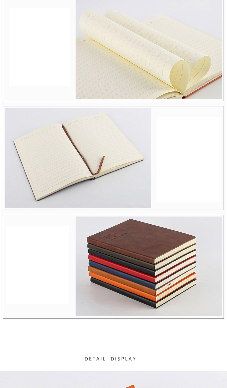 2022 A5 Notepad Bulk Printing Customized Pu Leather Journals for Note Organization