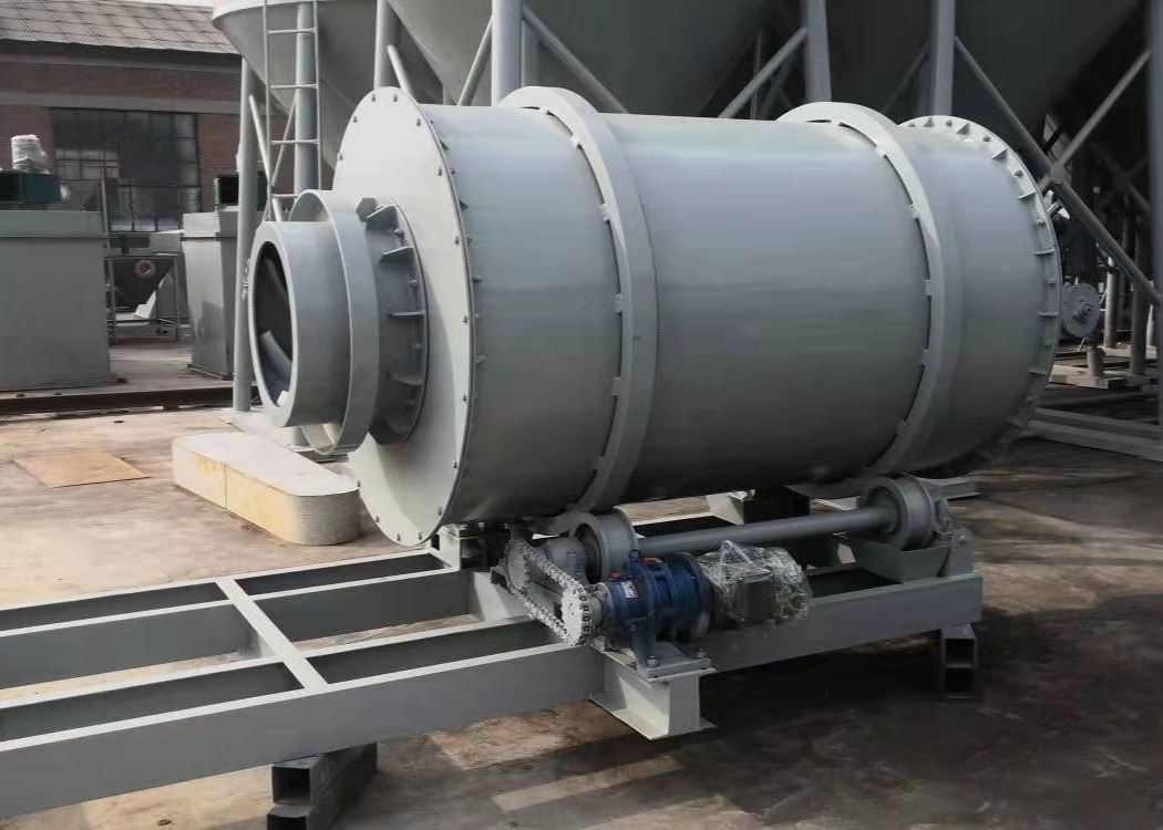 Quartz Sand Drying System Silica Sand Rotary Drum Three Return Cylinder River