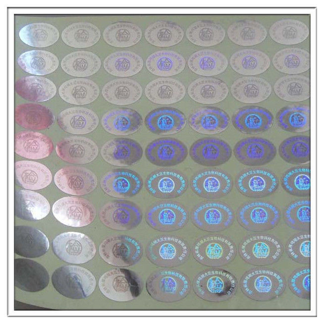 Custom print Anti-fake authentic adhesive hologram label ,secure genuine hologram sticker label