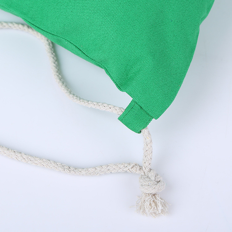 PP Rope Padding Handle Cloth Drawstring Bags / Promotional Shopping Bags