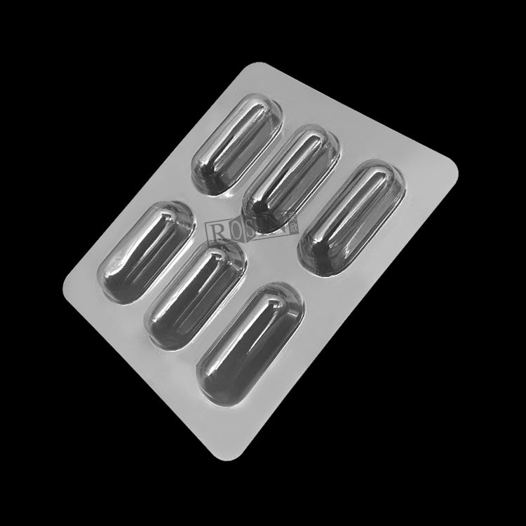 6 Cavity Disposable PVC Custom Fishing Lure Packaging Hinge Clamshell