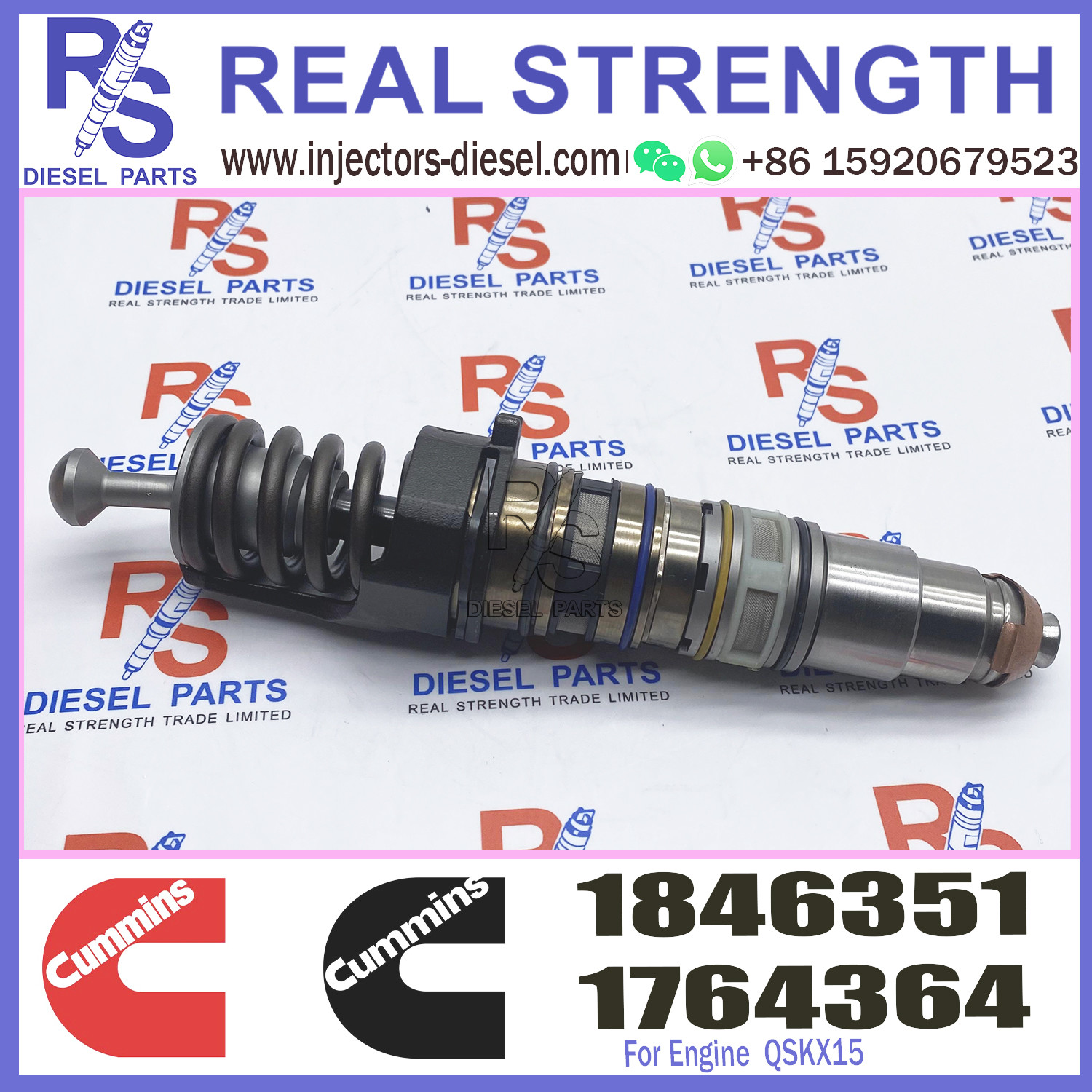 X15 Cummins Diesel Injector 1846351 579253 1731091 579264 For Scania HPI Engine