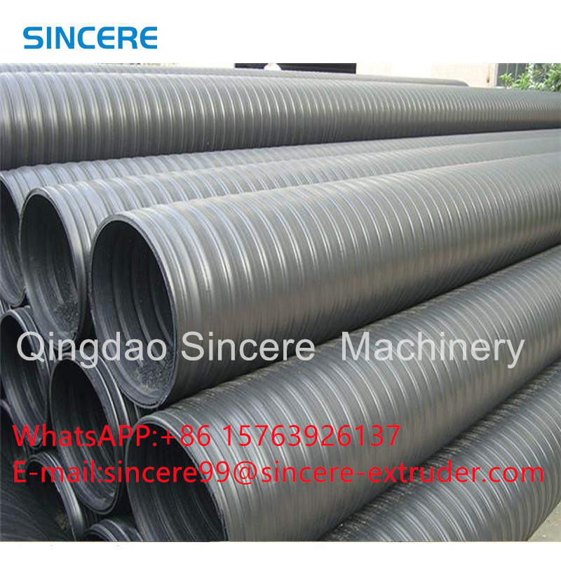 Reinforced Composite HDPE Winding Pipe Extrusion Line Corrugated Pipe Making Machine