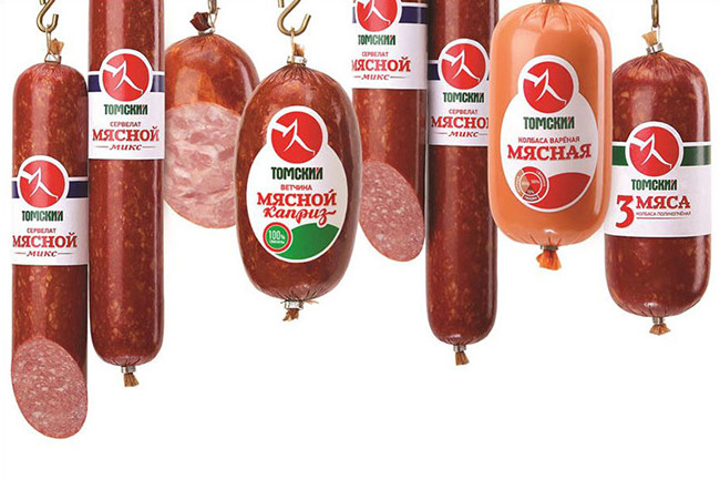 High Shrink Colourful Flexography Printing Nylon Sausage Casing For Homemade Sausages