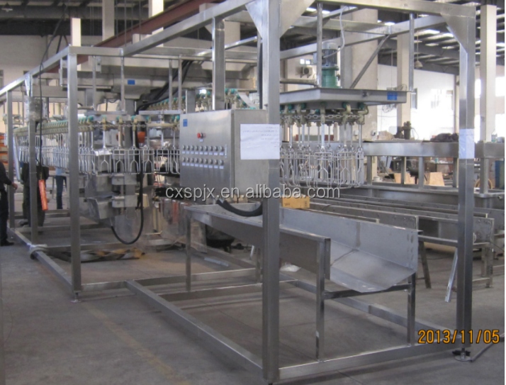 300-500 Chicken/h Automatic Slaughtering Machine Halal Chicken Abattoir Equipment