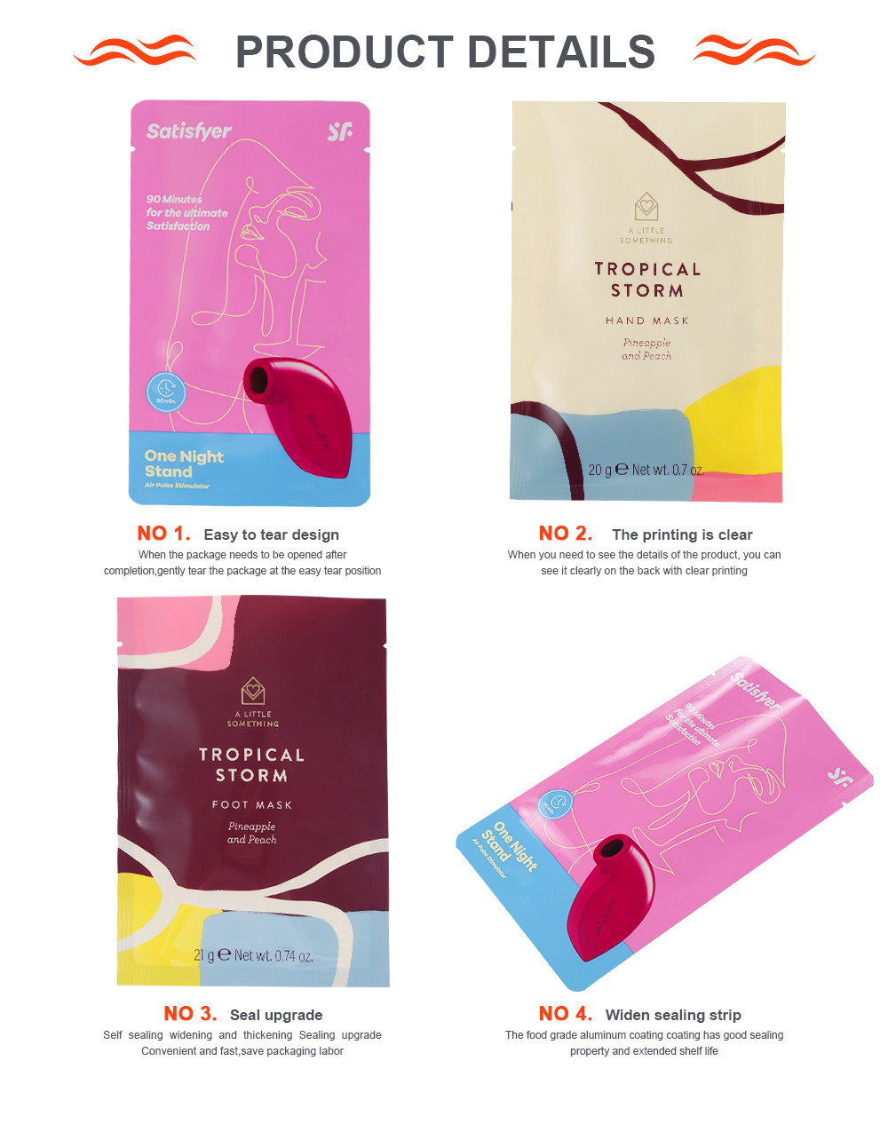 Colored Polyester Environmentally Friendly Plastic Bags Customized Size Hot Pressing