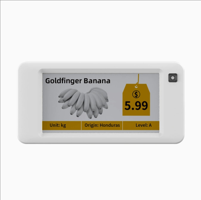 2.6 Inch Electronic Shelf Label Epaper ESL Etiqueta De Precio Digital Price Tag For Supermarket