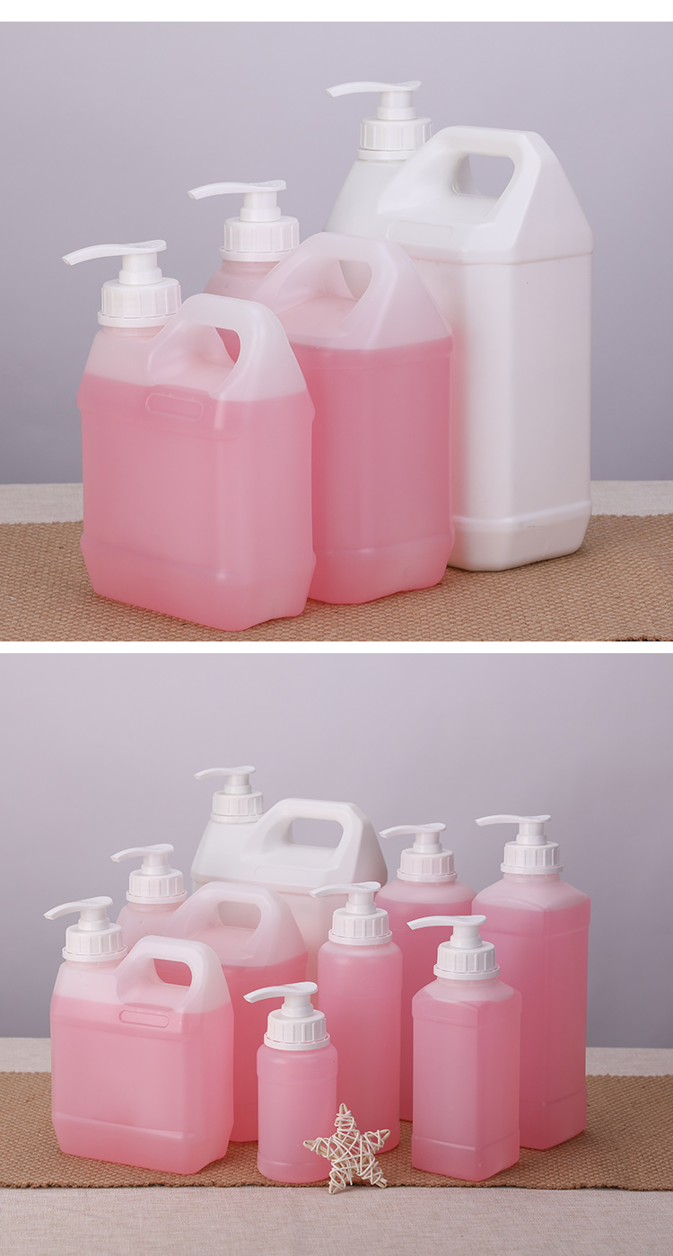 250ml-10L Capacity Plastic Pump Bottles for Soap Shower Gel Shampoo Lotion Liquid