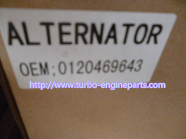 High Precision Excavator Diesel Engine Alternator Long Life Span 0120469643