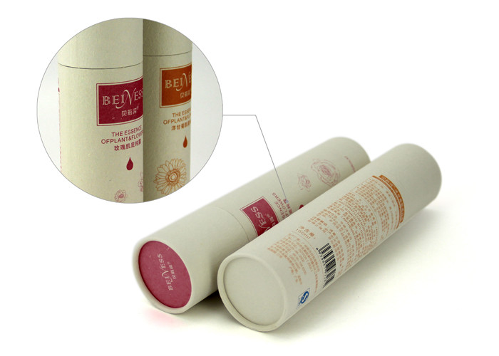 Recyclable Cosmetic Custom Paper Tubes Colorful Printing Lightweight